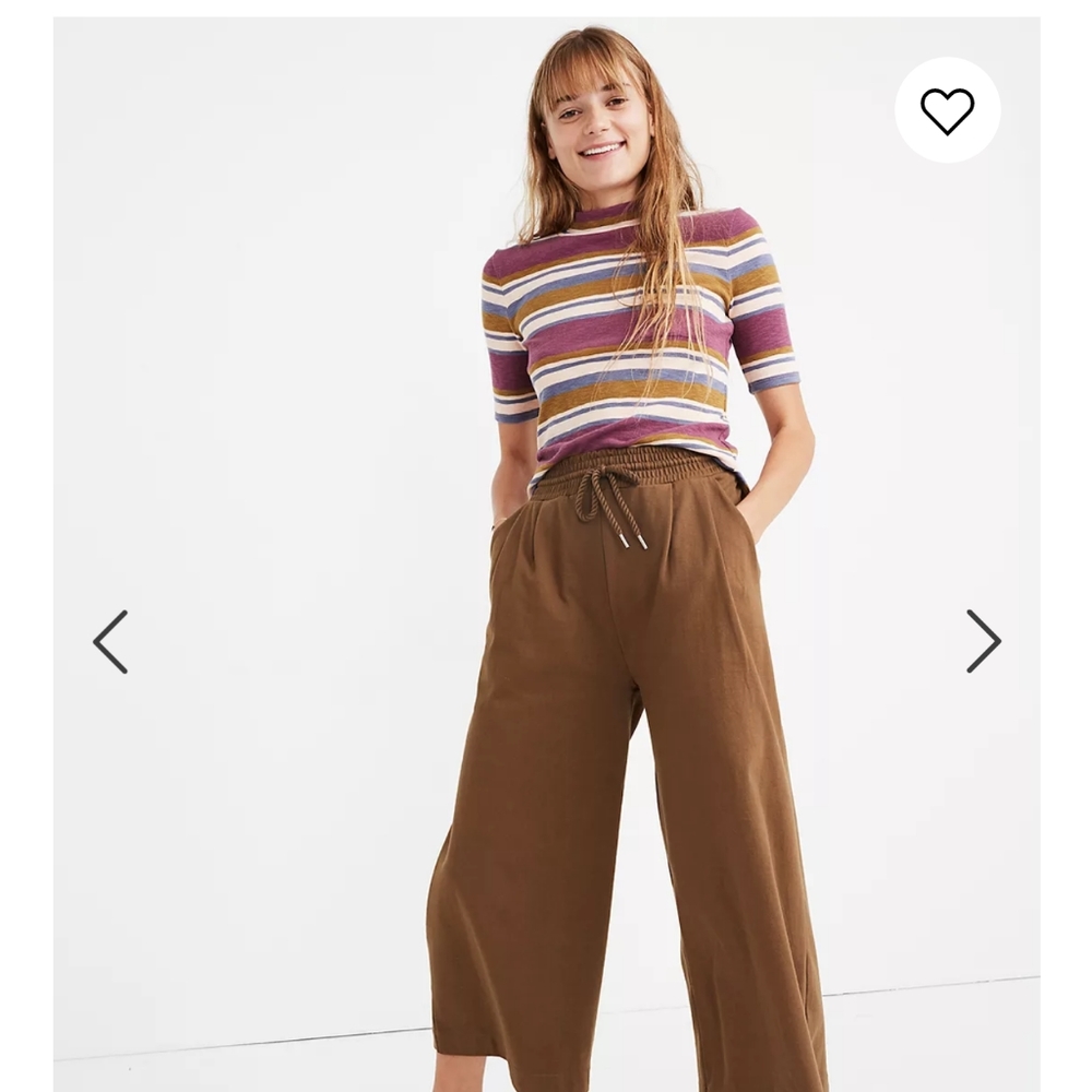Madewell Chord Wide-leg pants